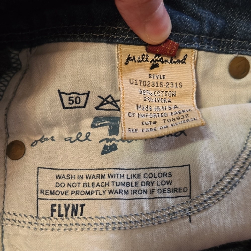 Women's 7 For All Man Kind Jeans Sz 29 - Picture 2 of 7